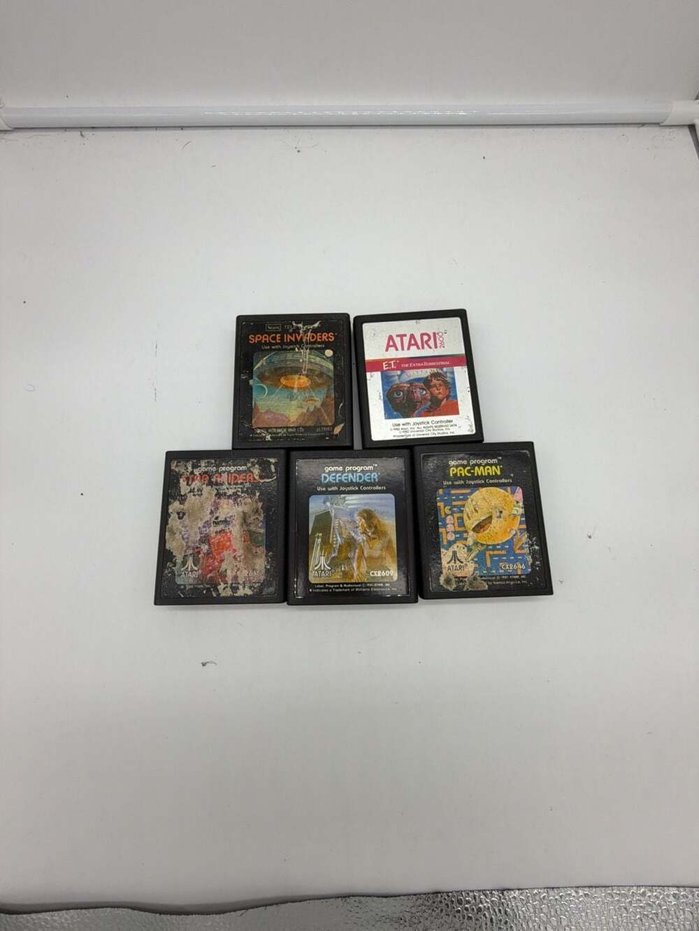 Lot of 5 Atari 2600 Video Game Cartridges - ( Untested)